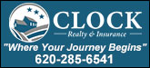 Clock Realty & Insurance Sponsorship Banner
